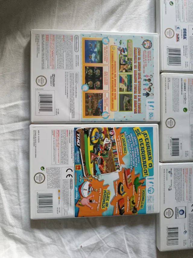 Confezione 5 Giochi Wii: Mario Party, Crash, Virtua Tennis