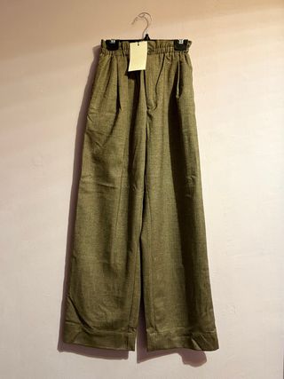 Pantalón Zara Niña Verde Oliva