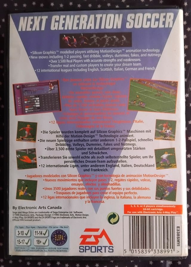 FIFA 96 Mega Drive