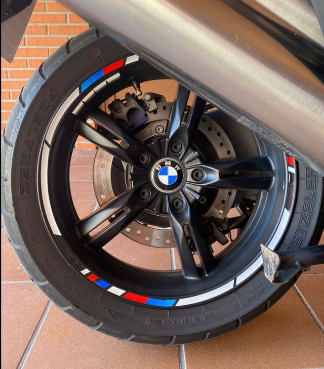 2 Coperture moto logo BMW per cerchio e cardano