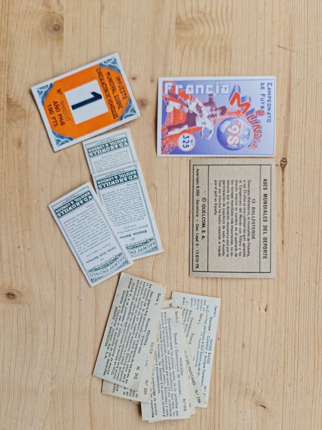 Lote 13 cromos antiguos varios