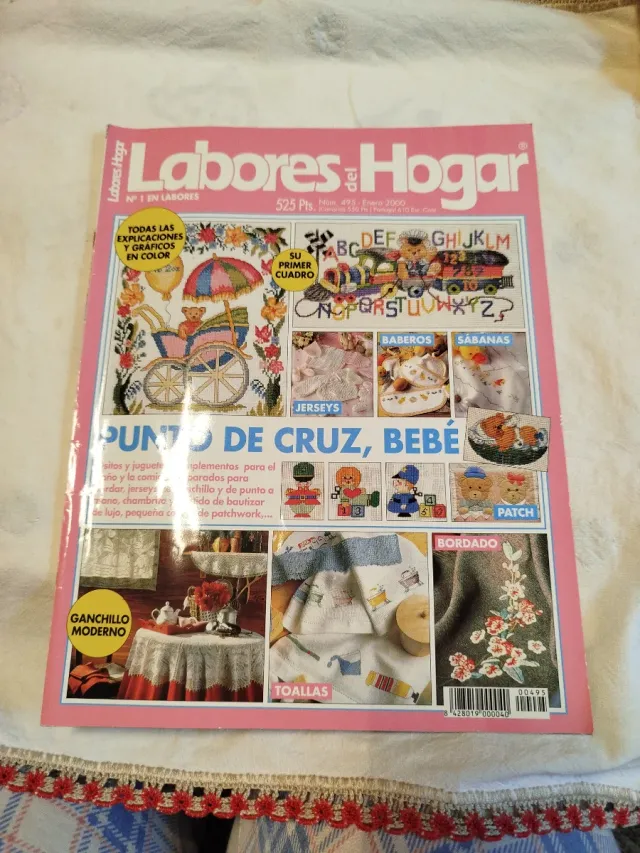 Revistas labores punto de cruz, etc