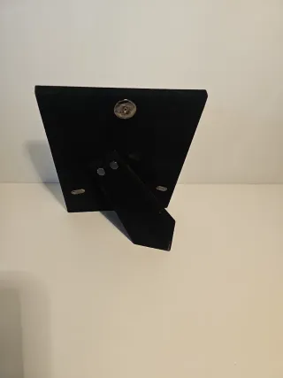 Cornice portafoto in metallo argentato nuova