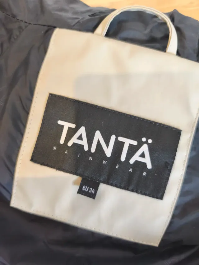 Abrigo impermeable Tantä Nieve Stone Grey