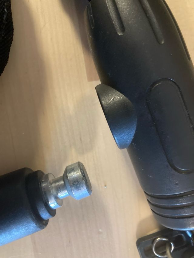 Cadena de seguridad Vector negra