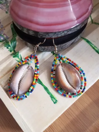 Pendientes Aro Florales Multicolor