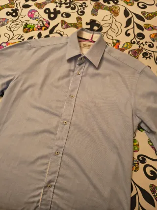 Camisa Zara Man Azul Talla M