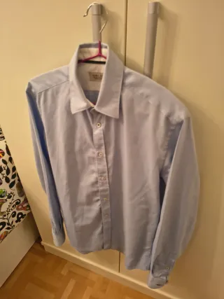 Camisa Zara Man Azul Talla M