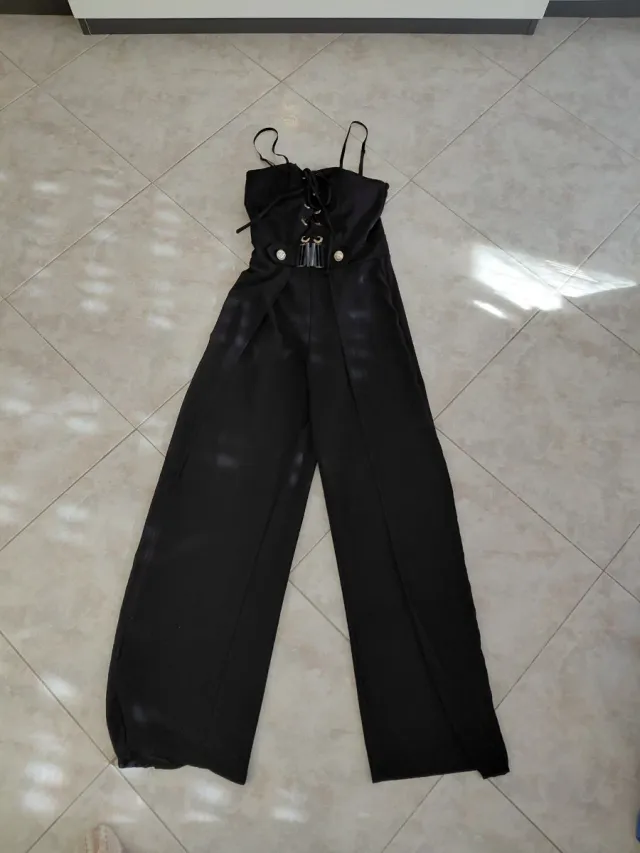 Tuta elegante nera tg S/M