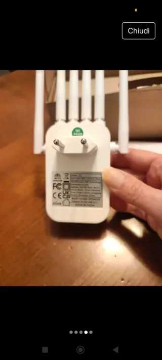 Ripetitore WiFi 4 antenne