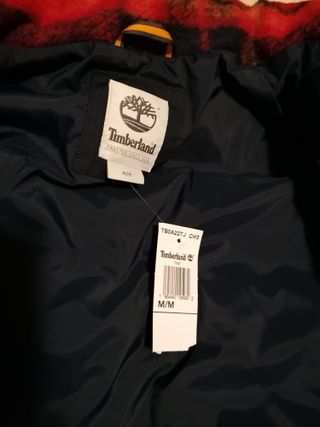 Timberland Giacca Flanella Tartan Blu/Rosso