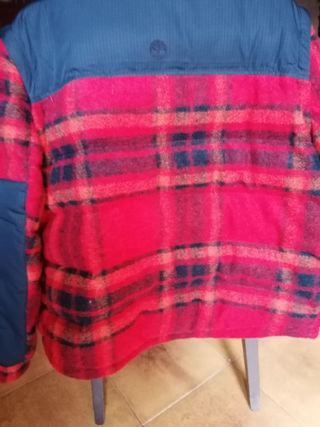 Timberland Giacca Flanella Tartan Blu/Rosso