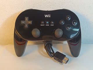 Mando Pro Wii clásico en negro Nintendo