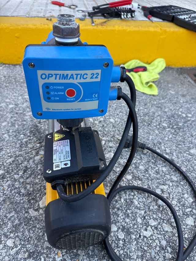 Bomba ESPA OPTIMATIC 22 con prescontrol