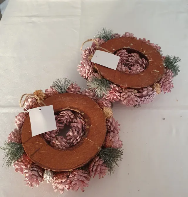 Pack 2 CORONAS NAVIDEÑAS