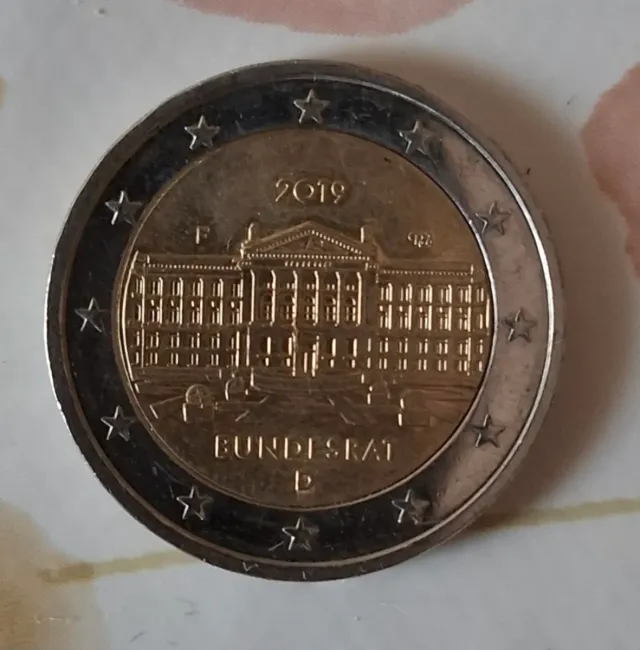 Moneda Conmemorativa 2019 Bundesrat D