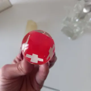 Tappo per bottiglie di vino con sfera vetro murano