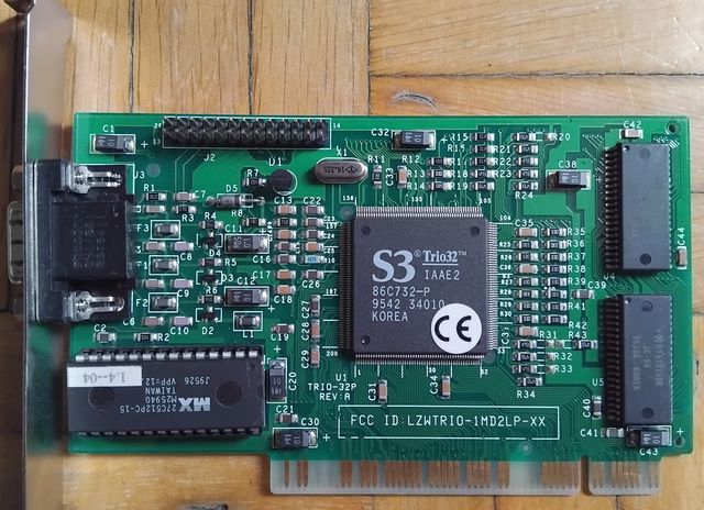 Tarjeta Gráfica PCI S3 Trio 32