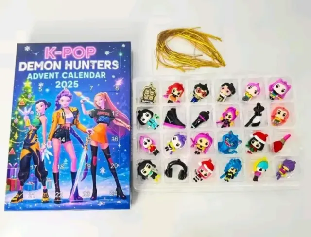 Calendario Adviento K-Pop Demon Hunters 2025