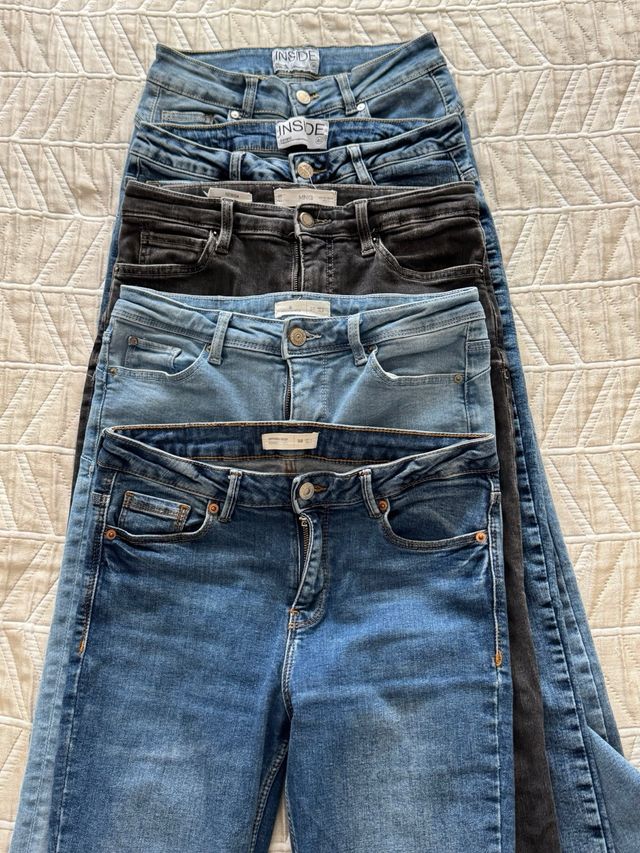 Vaqueros mujer varios tonos