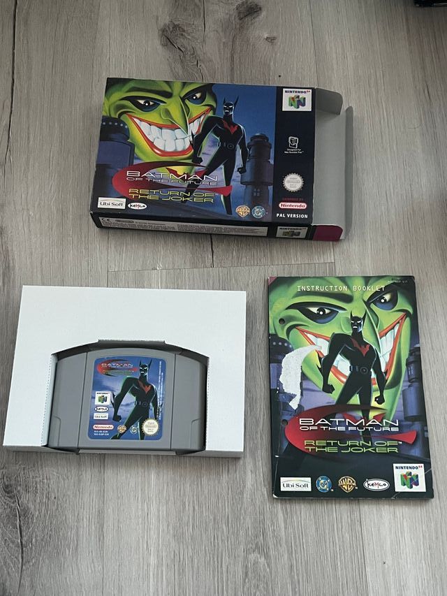 Batman Nintendo 64 Joker Cartucho + Instrucciones