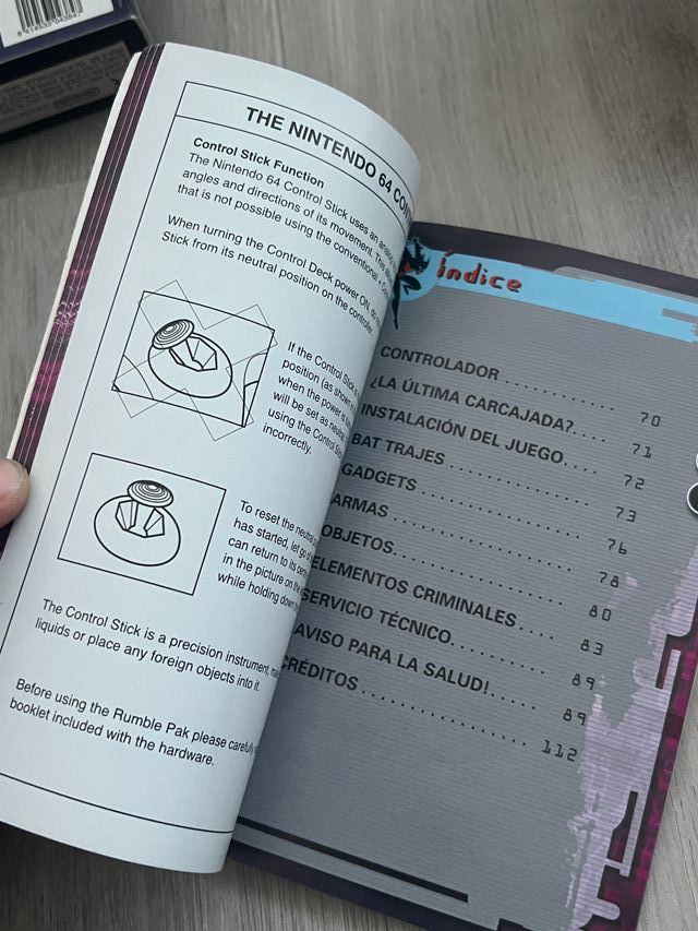 Batman Nintendo 64 Joker Cartucho + Instrucciones