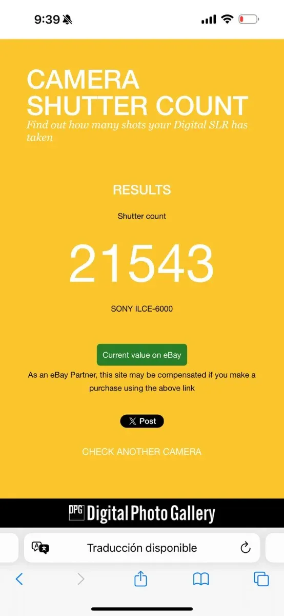 Fotocamera Sony A6000 APS-C