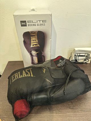 Guantes de Boxeo Everlast Elite Negros