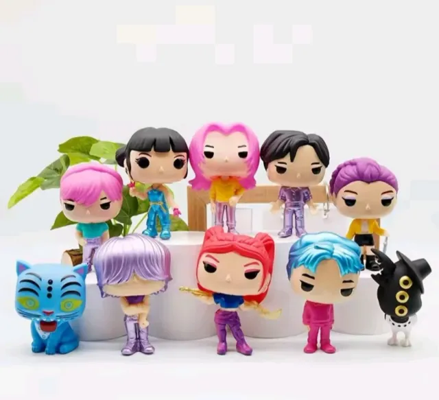 Figuras tipo Funko Pop (Set 10) K-pop demon hunter