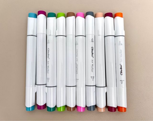 Rotuladores Ohuhu 10 uds Doble Punta