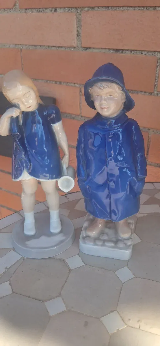 2 statuine porcellana Royal Copenhagen