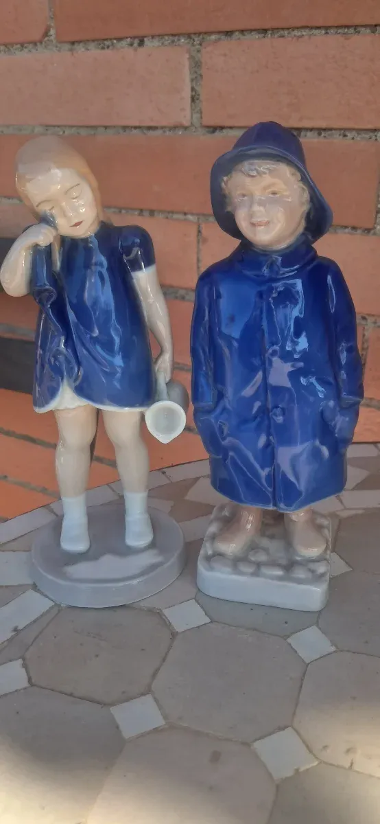 2 statuine porcellana Royal Copenhagen