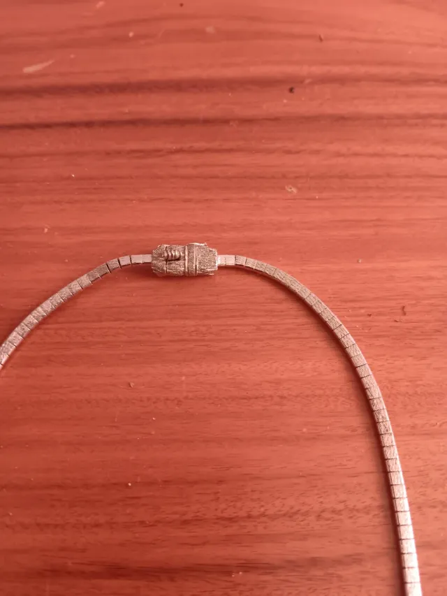 Cadena Plata 925 con Perla Dorada