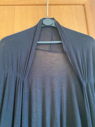 Cardigan lungo nero taglia unica