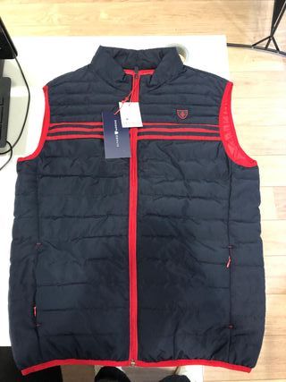Chaleco Alvaro Moreno Talla S Azul/Rojo Nuevo