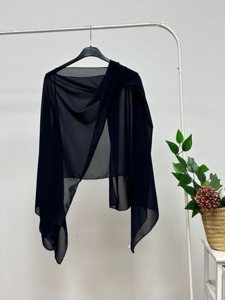 Chal gasa negro fiesta invitada