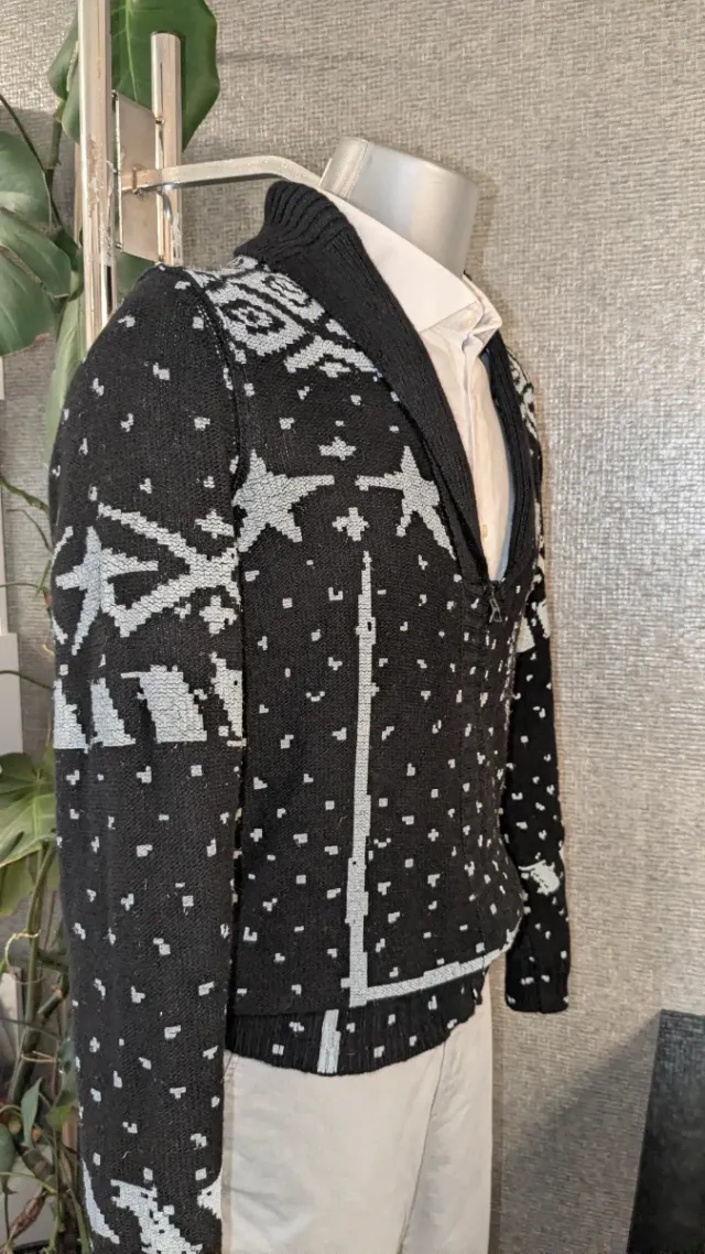 Cárdigan Diesel lana estampado