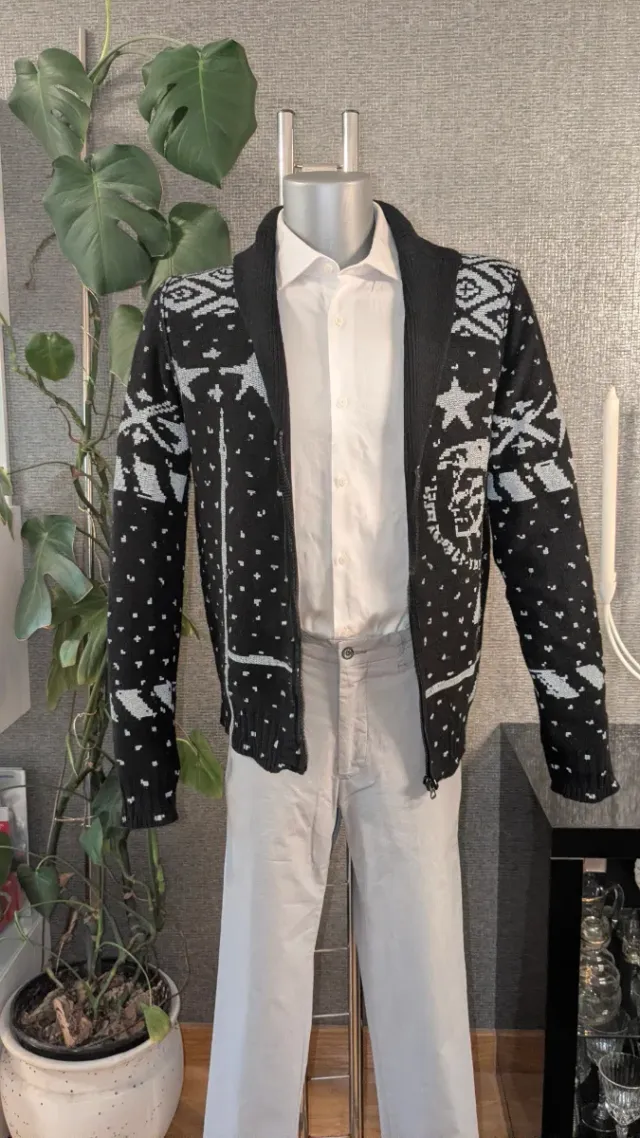 Cárdigan Diesel lana estampado