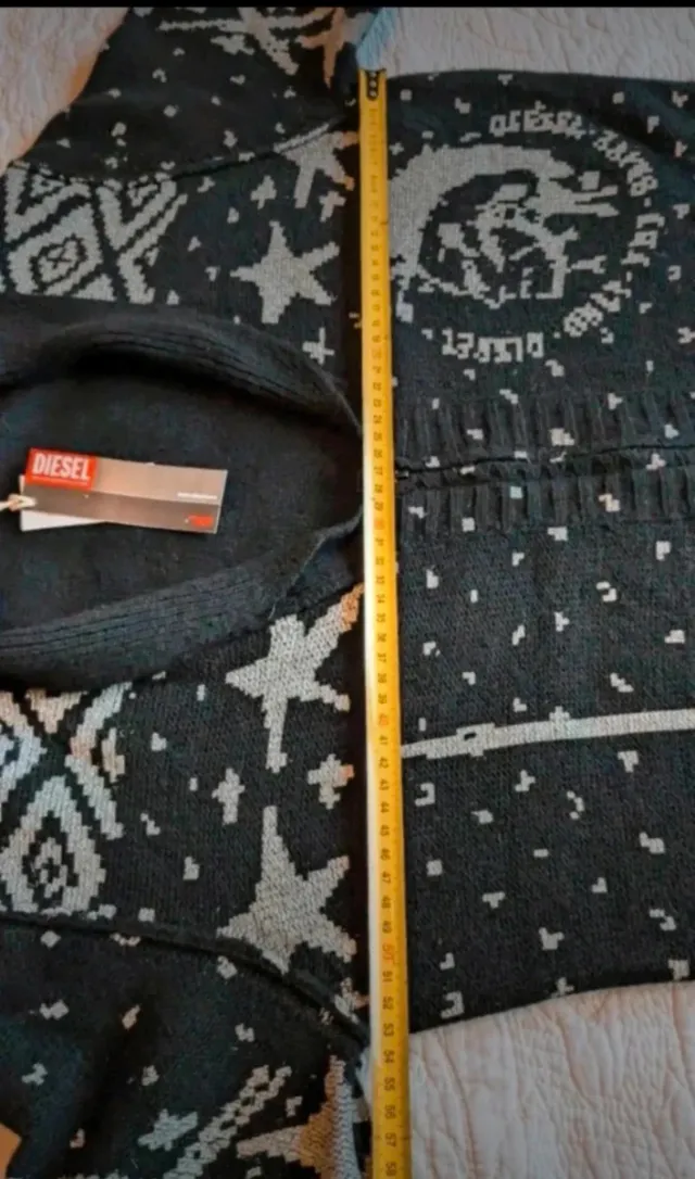 Cárdigan Diesel lana estampado