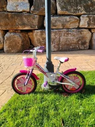 Bicicleta niña Larissa Ultra 14 rosa