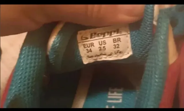 Deportivas niña Talla 34