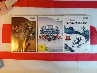 Consola Wii Mini Roja + Accesorios y Juegos.