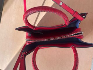 Borsa Calvin Klein Jeans rossa tracolla