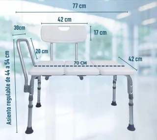 Adaptador bañera para movilidad reducida
