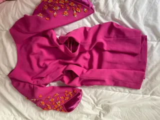 Vestido rosa Cabotine talla 46 con etiqueta