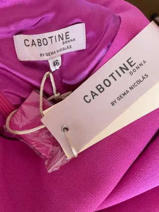Vestido rosa Cabotine talla 46 con etiqueta