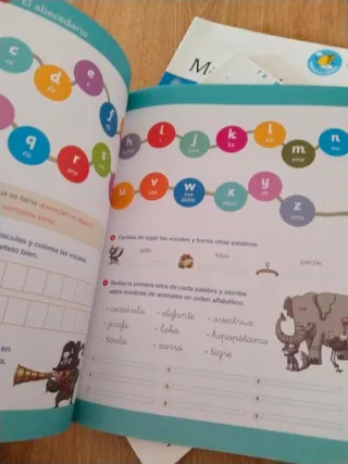 Lote libros 2° primaria mochila ligera santillana