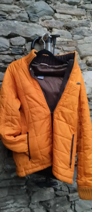 Cazadora Nike Vintage Naranja y Marrón