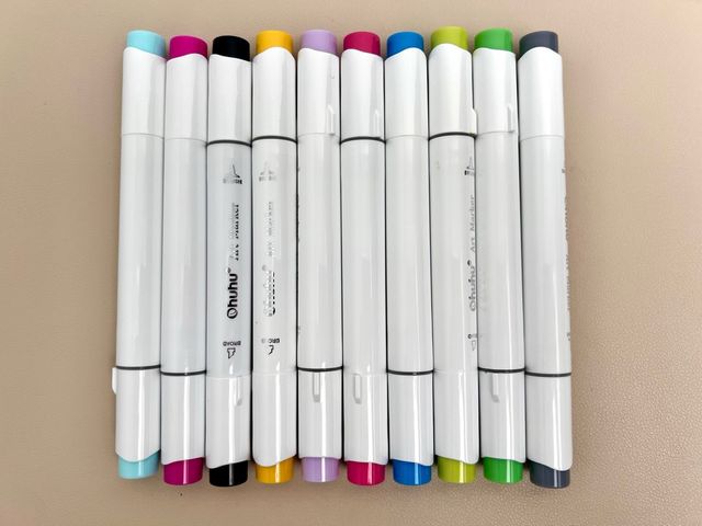 Rotuladores Ohuhu 10 uds Doble Punta