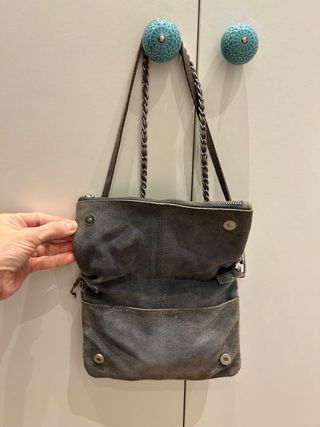 Bolso Brownie gris azulado
